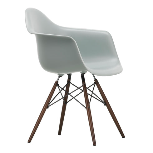 Cadeira de Braços em Plástico Eames DAW / Base Ácer Escuro